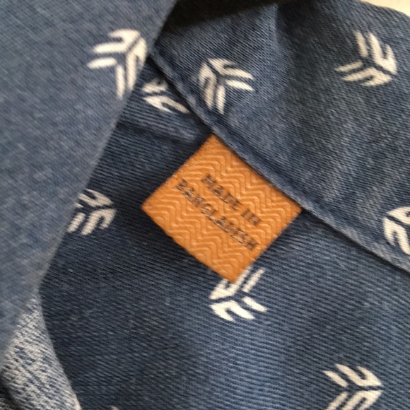 Blue Button-Up - Picture 4 of 4